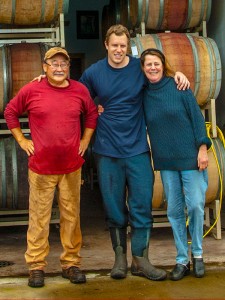 Maresh Vineyard family - Steven, Jim, and Martha