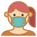 woman-pony-tail-face-mask